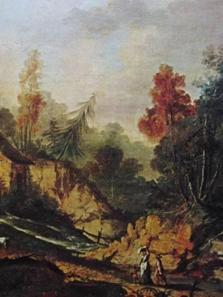 RICCI MARCO（リッチ　マルコ）、水車、希少な額装用大判画集画