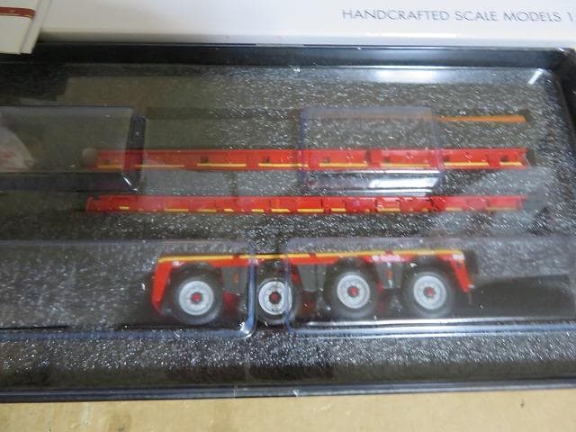 ミニカー WSI 1/50 Scania Lowloader 4ac Nooteboom