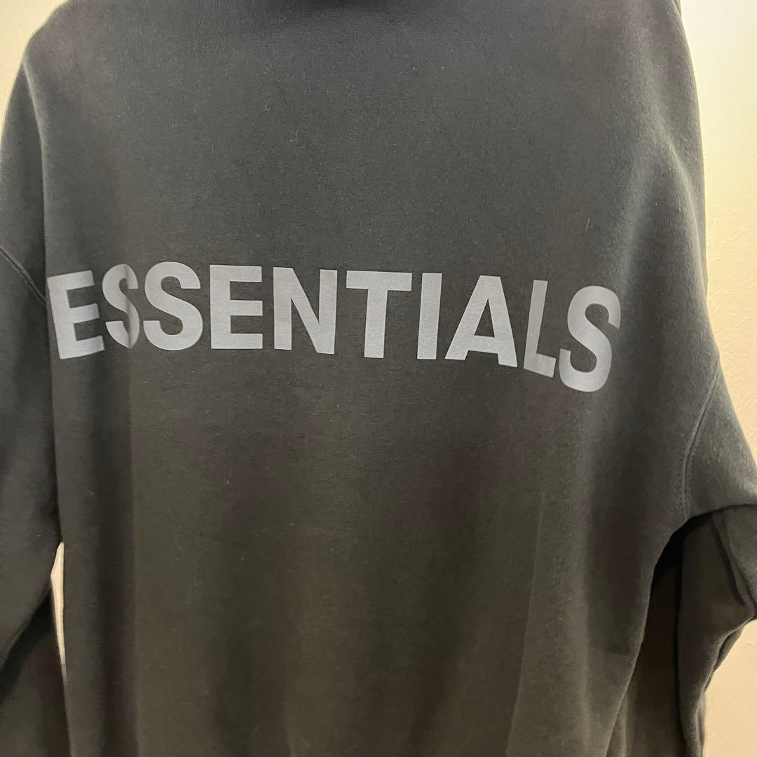 a*s様 ESSENTIALS フーディー パーカー ブラック　(リフレクター)