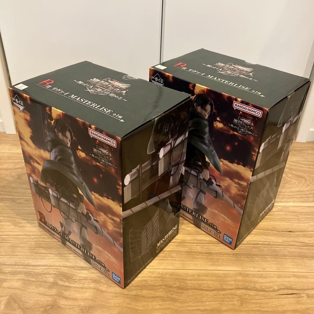 【セット割引】一番くじ 進撃の巨人 ラストワン2体・B賞2体 他下位賞セット売り