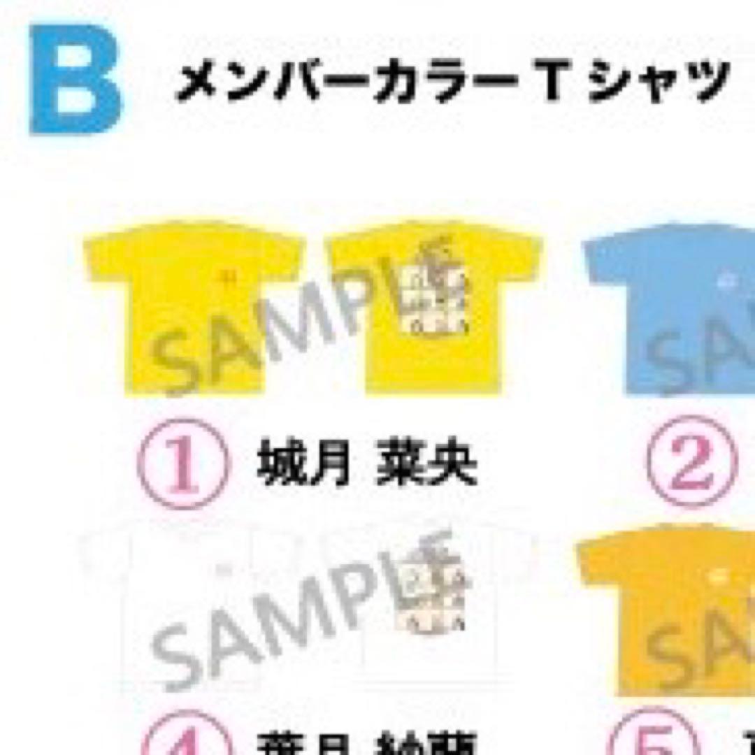 高嶺のなでしこ　城月菜央　サイン入り メンバーカラーTシャツ　XL