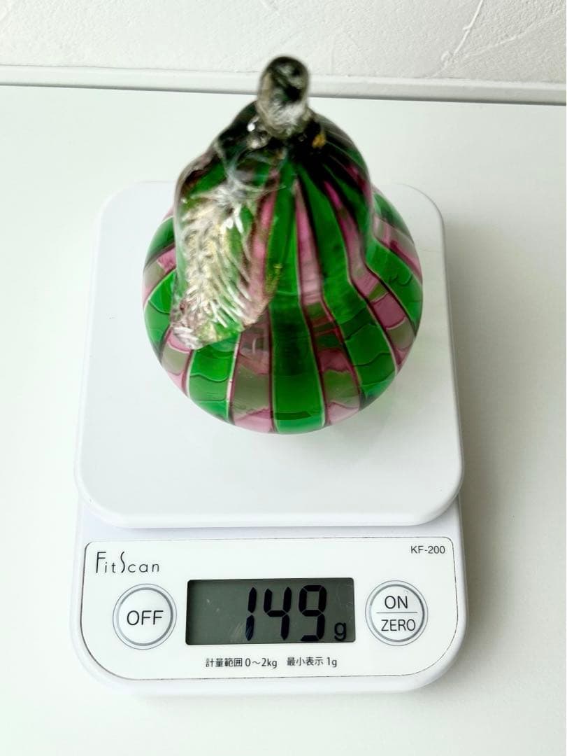 MURANO 希少 ムラノ ヴェネチアン ムラーノ ベネチア ガラス 洋梨 金彩