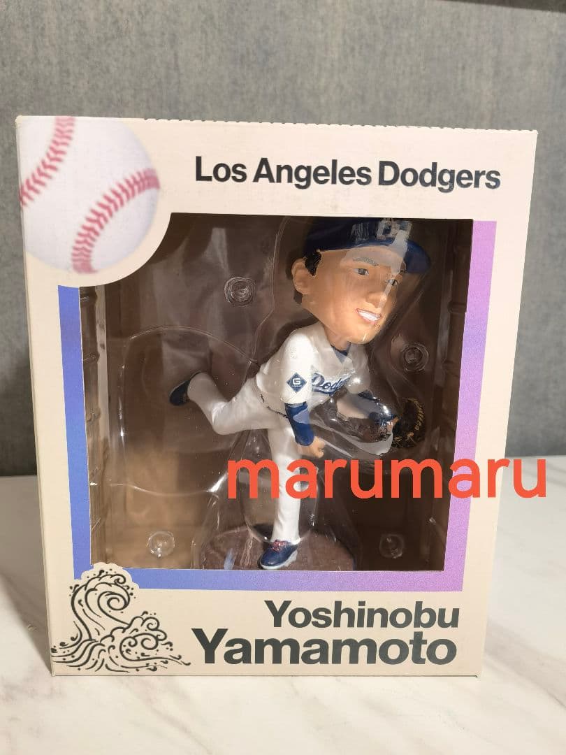 新品 山本由伸ボブルヘッド人形[本物] 6月13日ドジャーススタジアム限定配布①