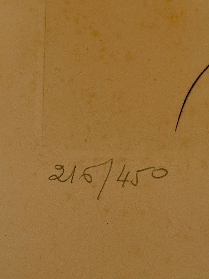 サルバドール・ダリ「電話」版画 サイン入り 額装 #176