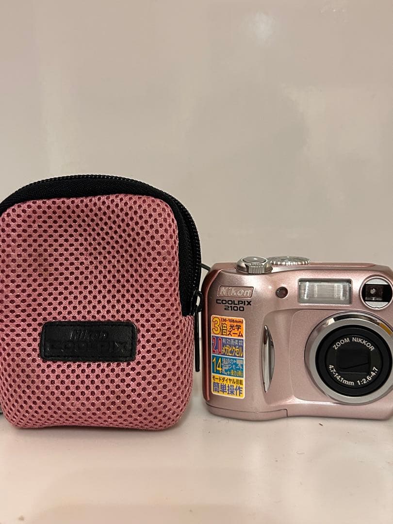 【希少美品】Nikon ニコン COOLPIX 2100 ピンク