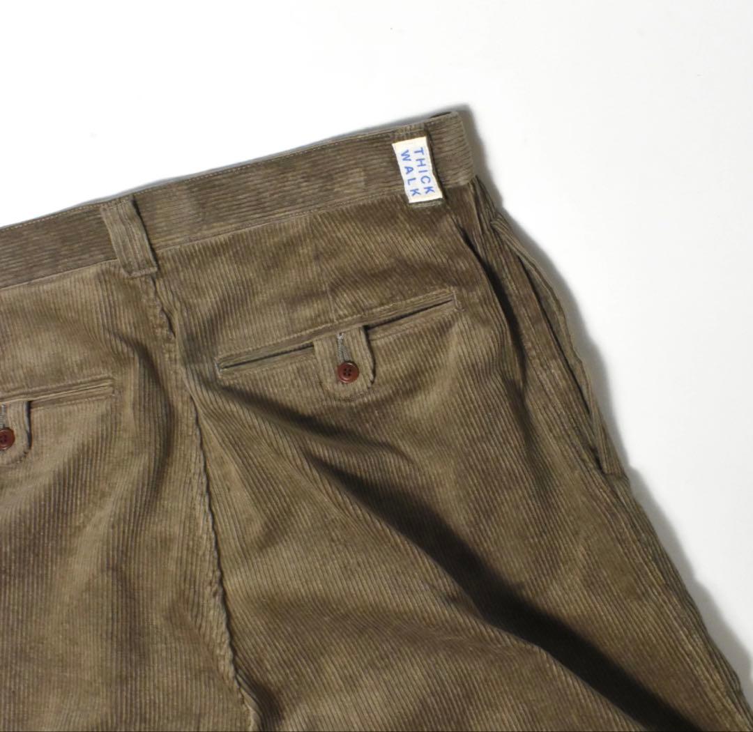 パンツ NOROLL \"THICKWALK CORDS PANTS\"