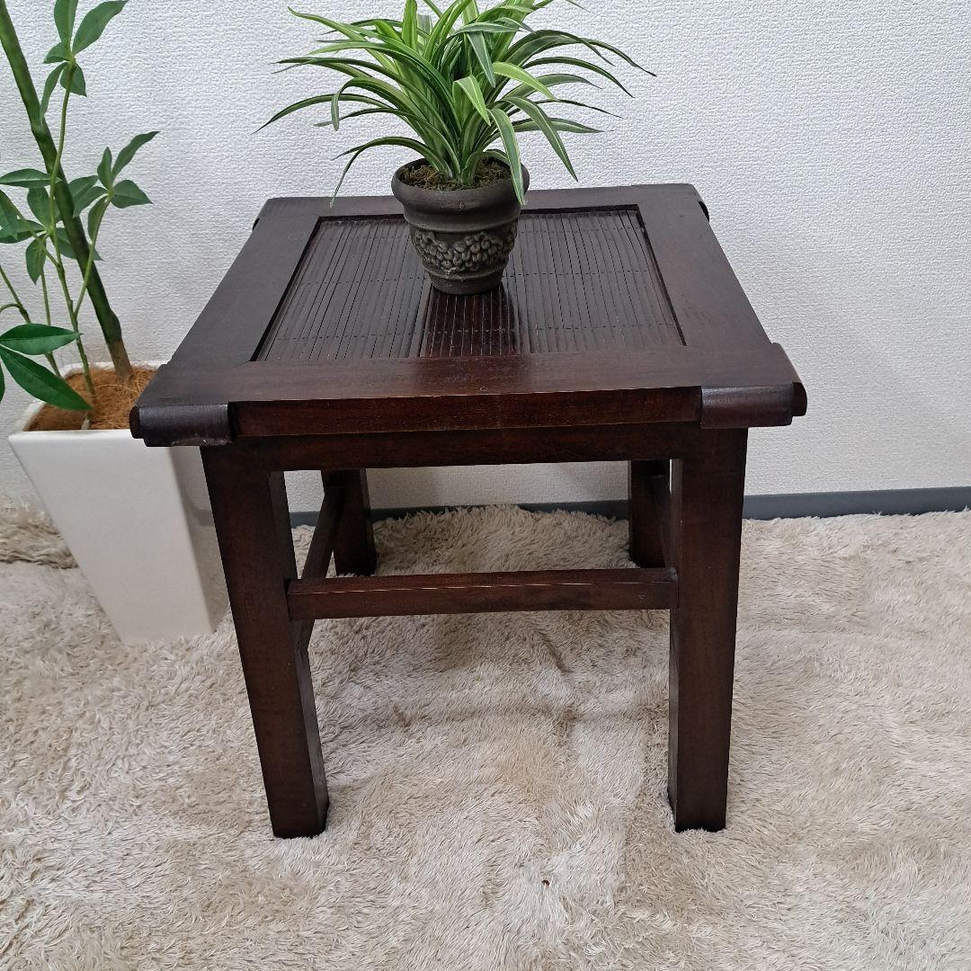 ♡アジアン　スツール　花台　テーブル♡