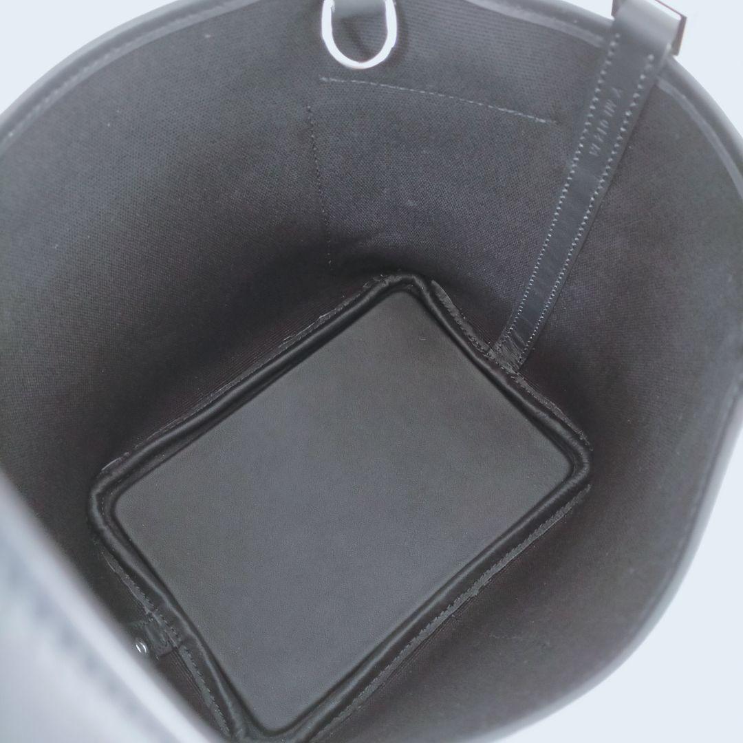 訳あり特価品 高級本革 キャンバス ポケット キューブバッグ PM