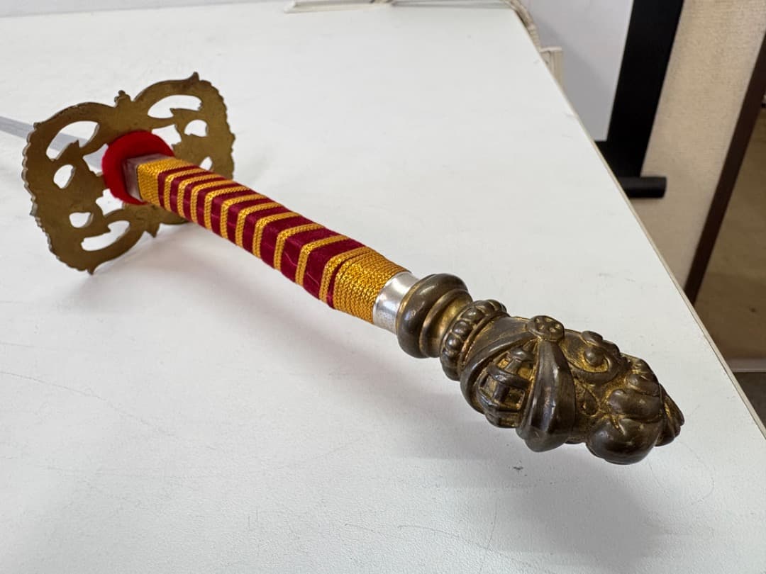 フランス製　レイピア風　飾り剣　西洋剣　アンティーク調　フェンジング　f938