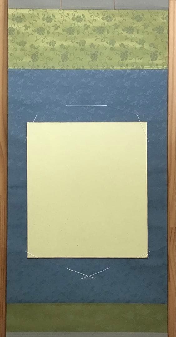 K茶道具　掛軸　御色紙掛軸(写真の色紙は付属していません)　紙箱　S988KJ