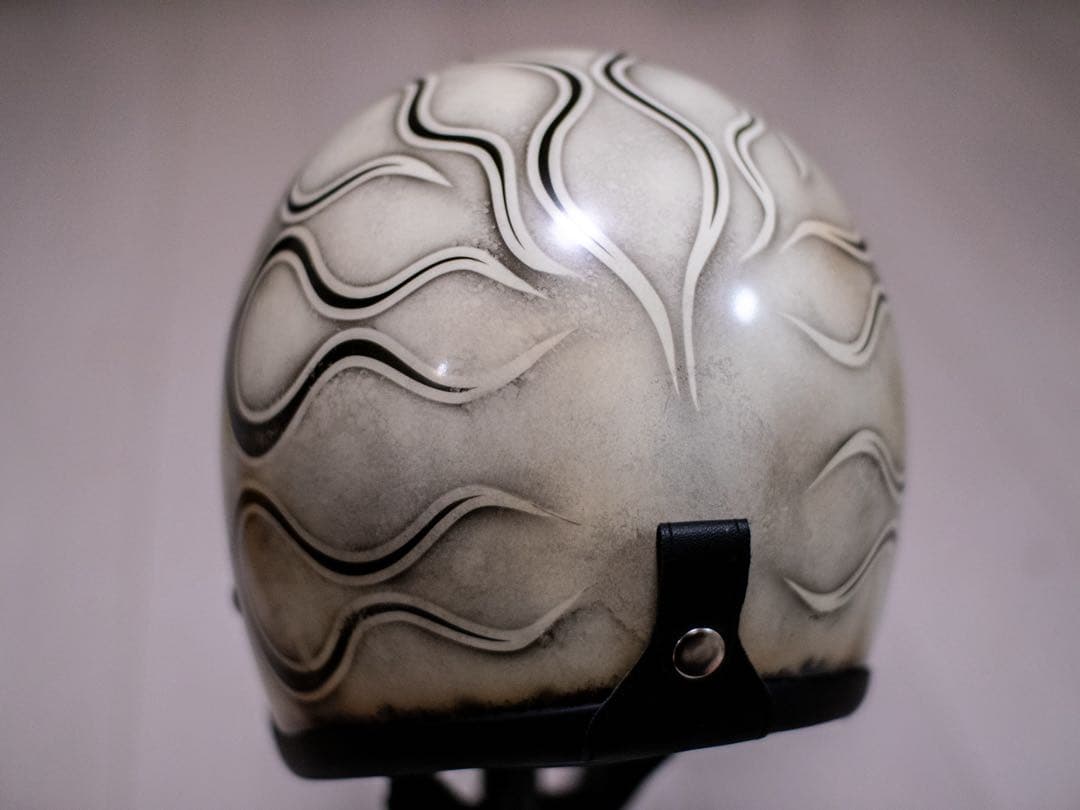 L 極小帽体　500tx スモールジェット　アイボリーエイジング黒フレア