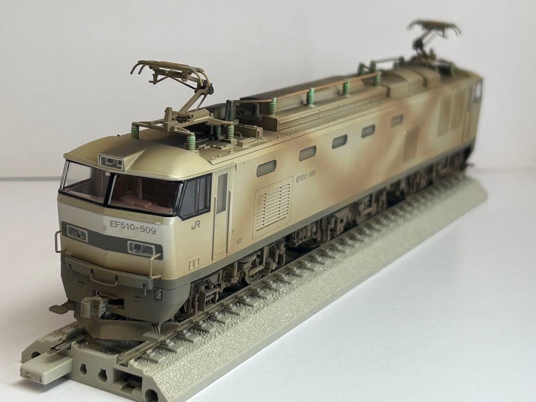 KATO EF510 JR貨物色(銀)ウェザリングディテールアップ