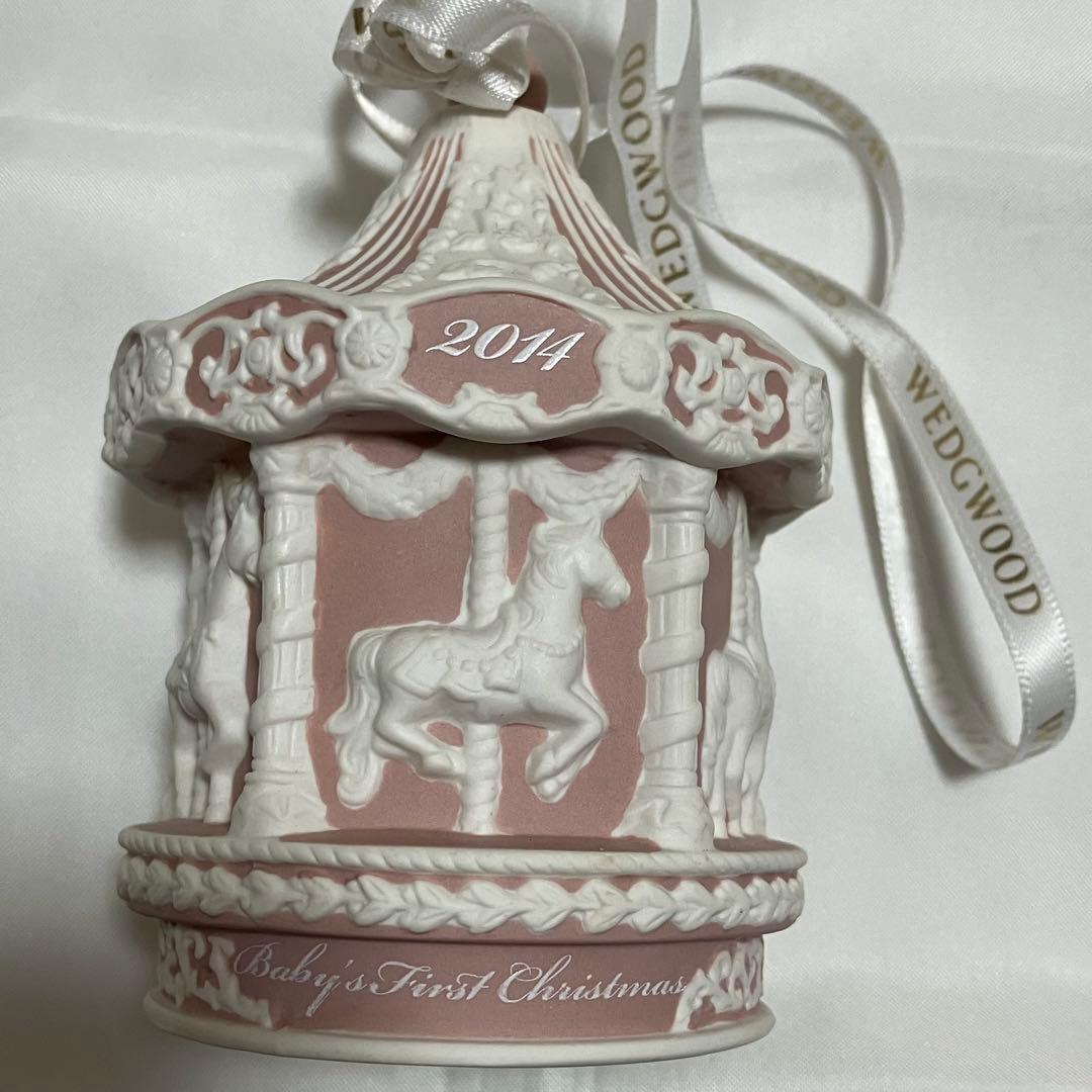  オーナメント 2014 ピンク カルーセル ウェッジウッド 馬