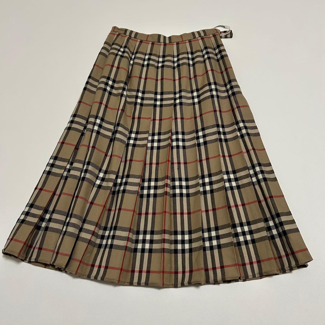 ✨希少 BURBERRYS ノバチェック プリーツスカート ヴィンテージ ウール
