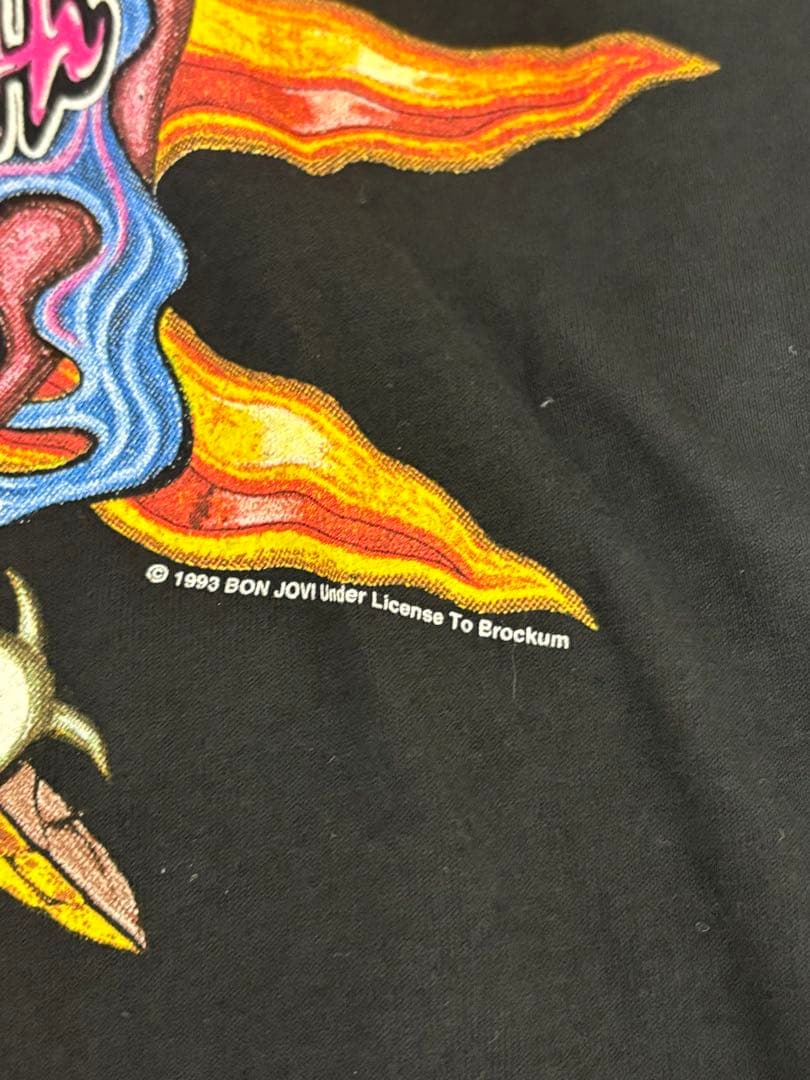 超レアL美品！90s BON JOVI 日本TOUR Tシャツ　BROCKUM製