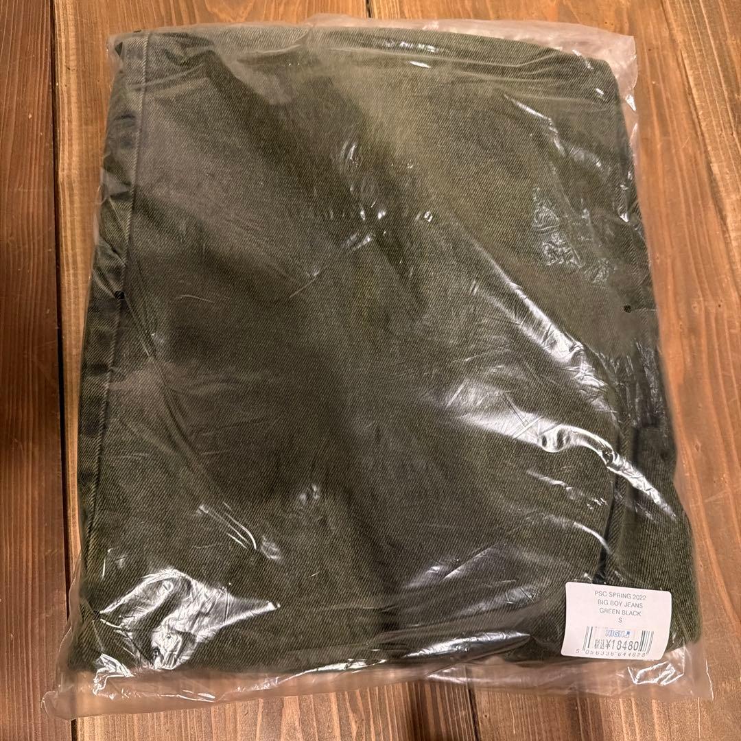 スケートボード POLAR BIG BOYJEANS GREEN BLACK S