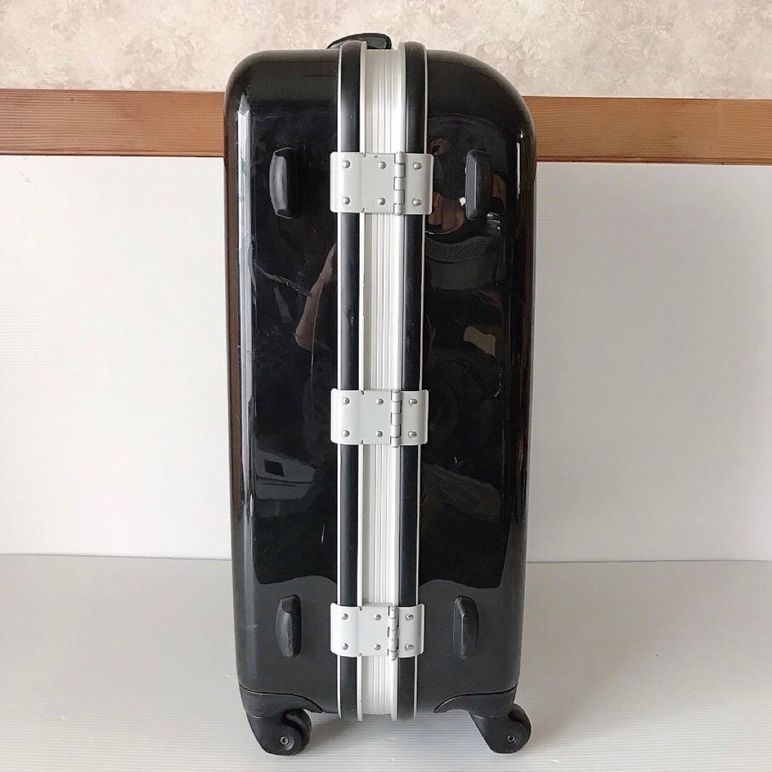 adidas ブラック キャリーケース 5 スーツケース 旅行バッグ