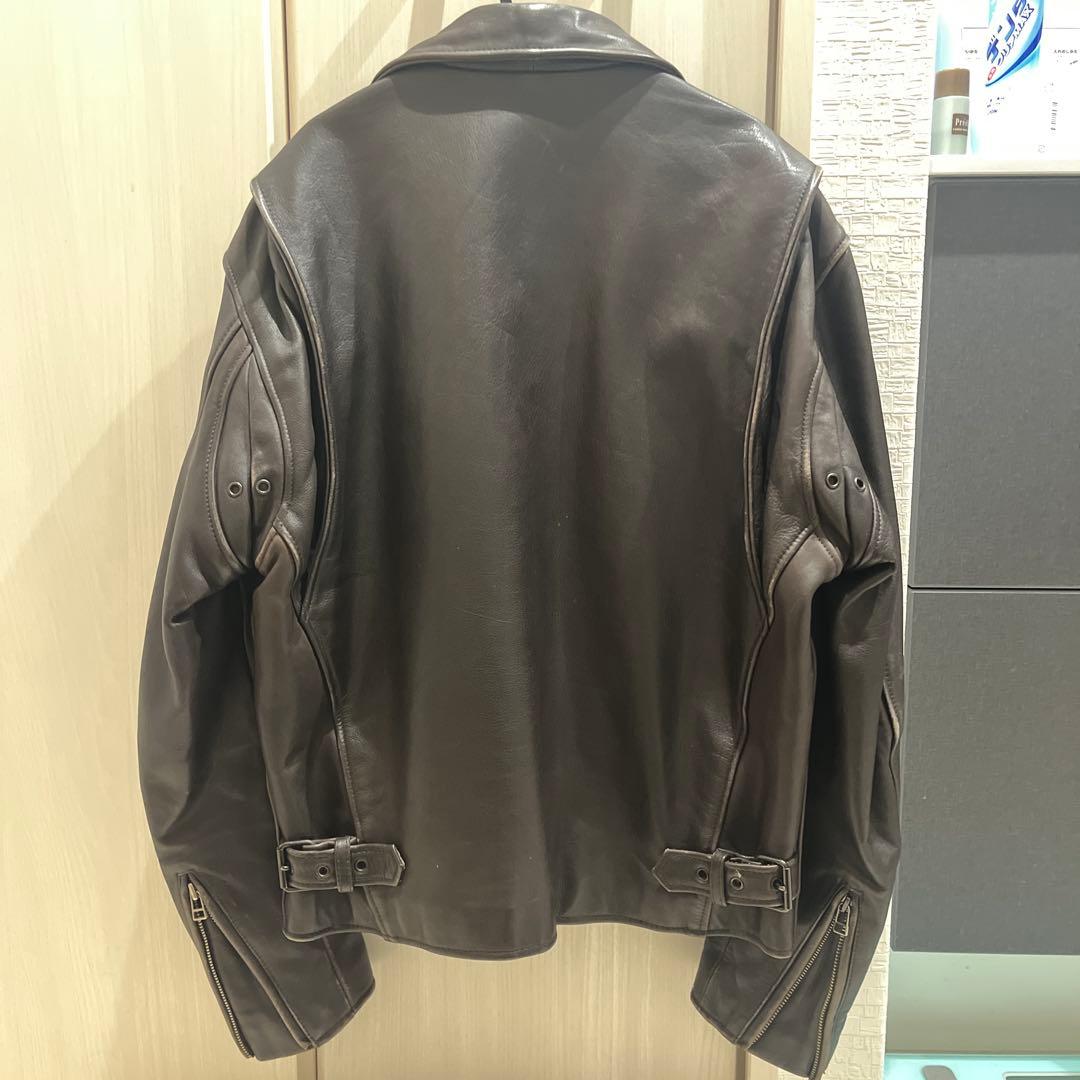 Wind Armor 本革 シングルライダースジャケット M