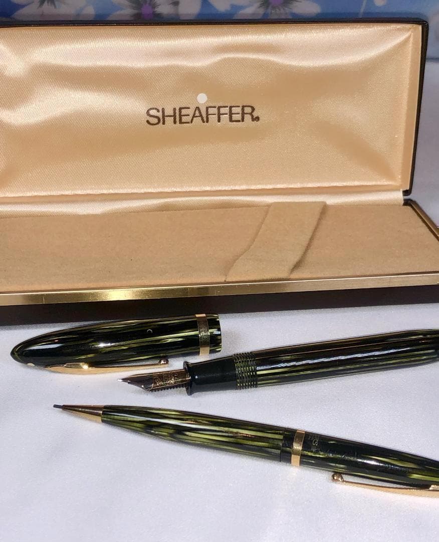 SHEAFFER LIFETIME、万年筆+ペンシル、ヴィンテージ　 14K