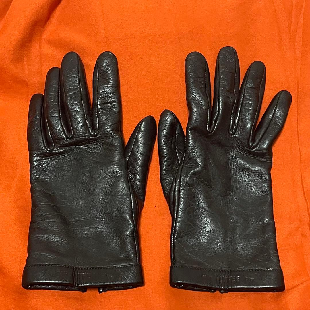 ベルルッティ　レザーグローブ