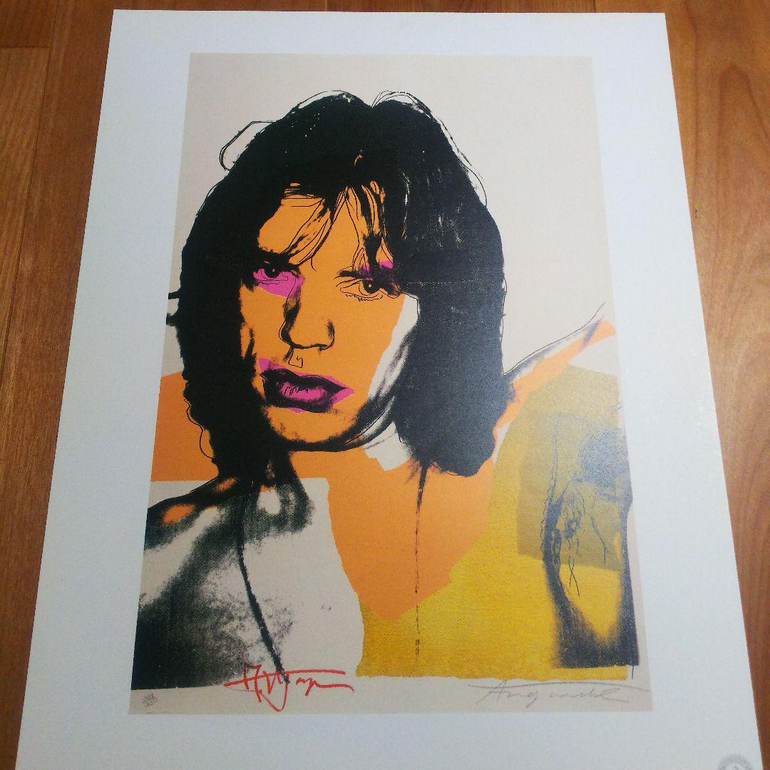 S*8様 新品同様アンディ ウォーホール　 ポスター 「ミックジャガー」デッドス