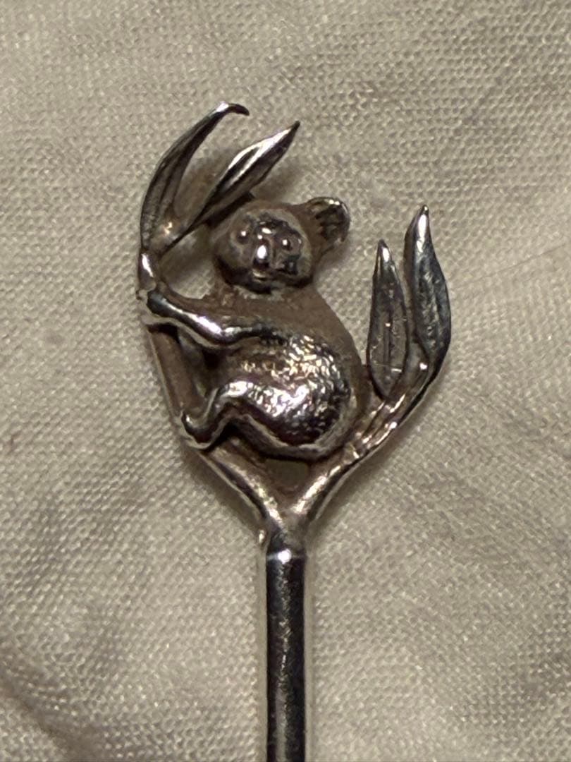 オーストラリア製　シルバー工芸品スプーン コアラハンドル付き