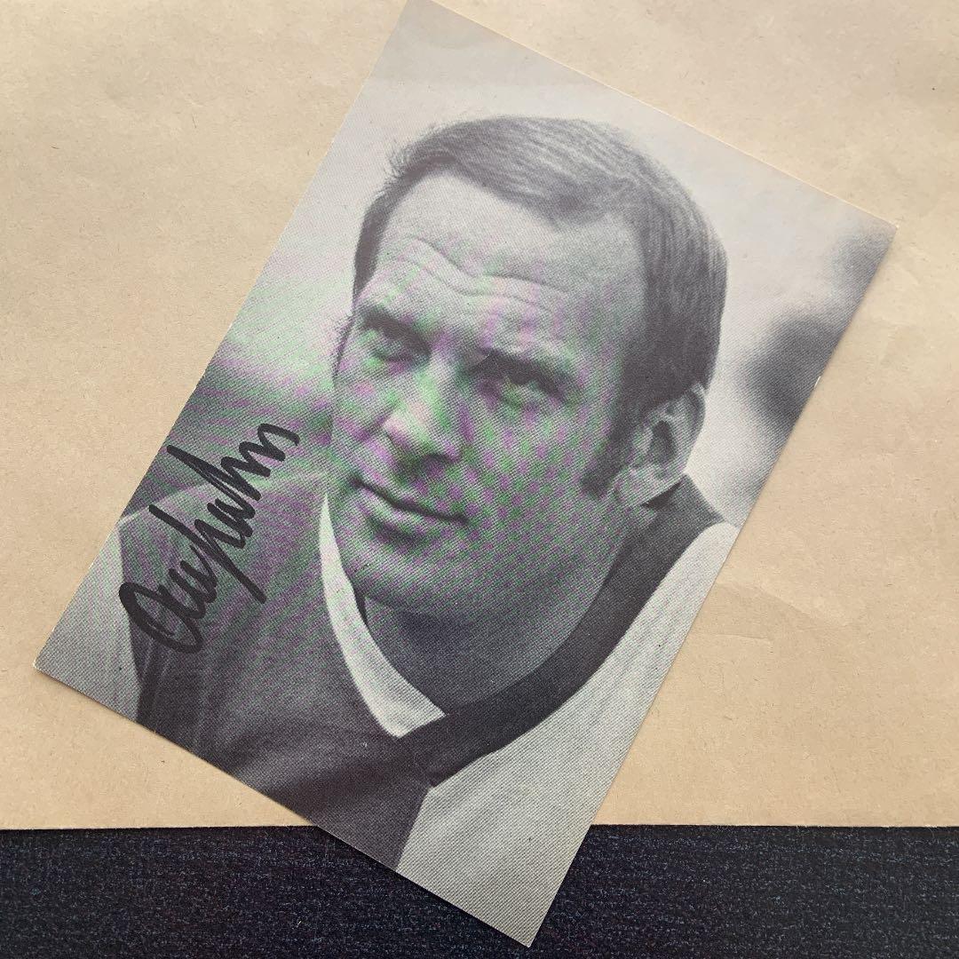 オヴェ・グラーンOve Grahn スウェーデン代表プロサッカー選手　直筆サイン