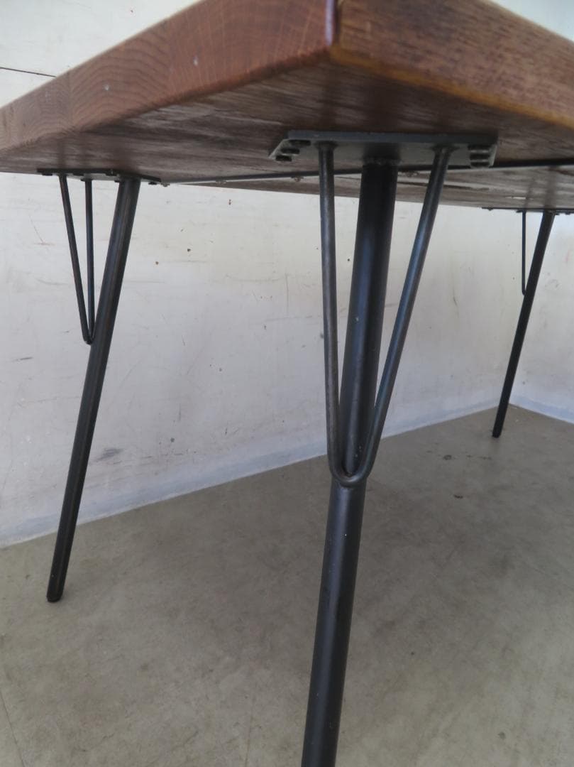 ACMEアクメファニチャー■グランドビューダイニングテーブル■オーク無垢アイアン