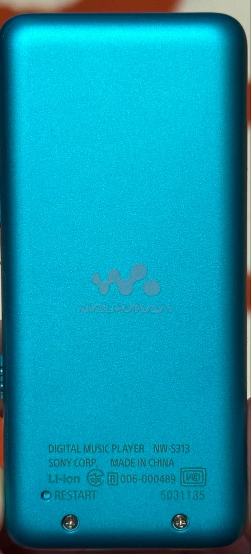 SONYウォークマン NW-S313K スピーカー付き　ブルー