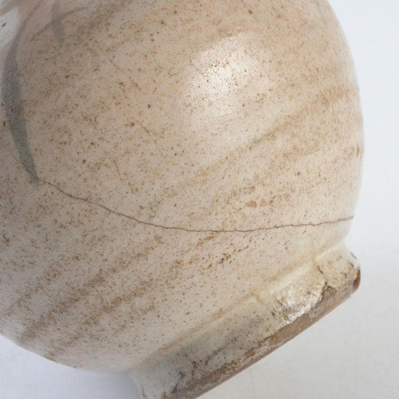 伊万里焼　古伊万里　染付　花文　油壷　小壷　V　9727