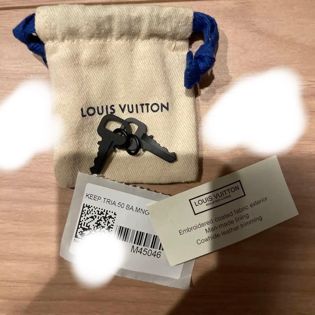 希少、最安値)ルイヴィトン　タフタージュキーポルトリアングル50 M45046