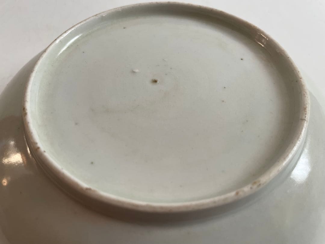 骨董　アンティーク　古伊万里　白磁　陽刻　膾皿　深皿　鉢