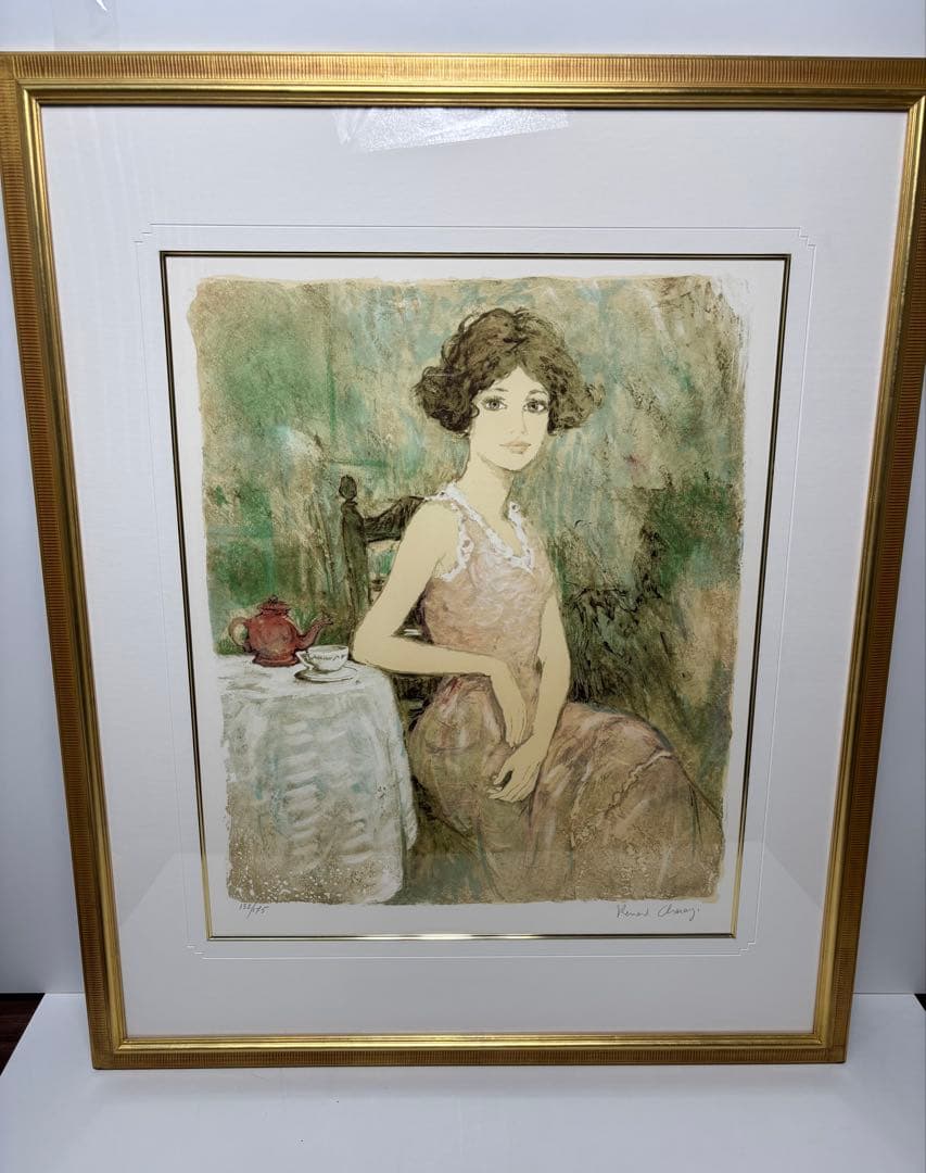 #ベルナール・シャロワ「マリーロール」 リトグラフ 額装品 直筆サイン入り