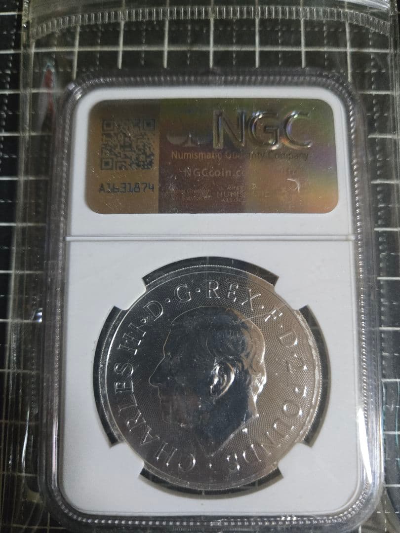 2025年 イギリス ブリタニア銀貨 MS70 モダン