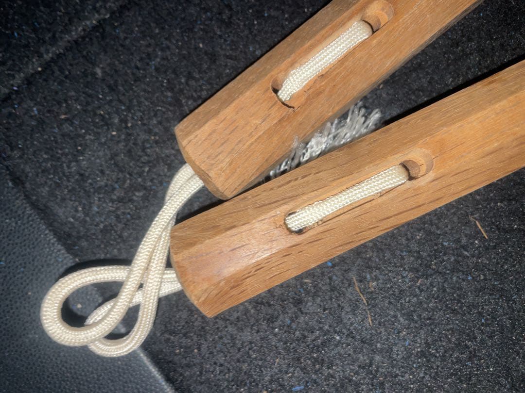 激レア 希少 40年前 木製 ヌンチャクNo5 全日本空手道連盟