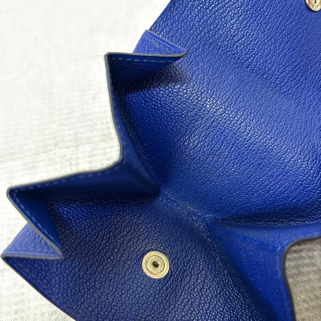 HERMES ルヴァンキャトル ケース 小銭入れ ブルー　ユニセックス