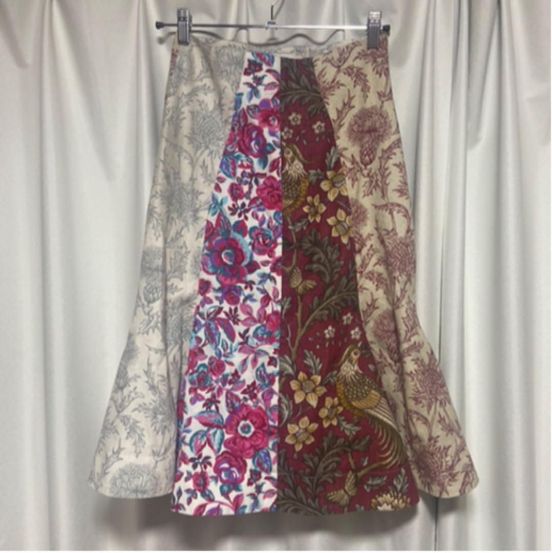 マリーンセル　パッチワークスカート