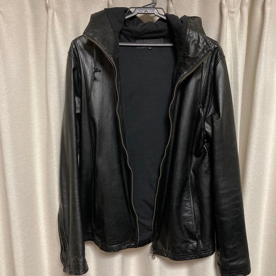 SHAMA レザーパーカー