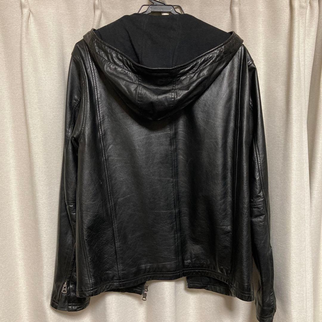 SHAMA レザーパーカー