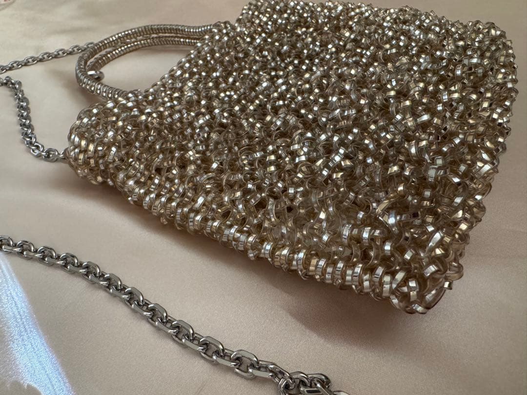 アンテプリマ ワイヤーバッグ ゴールド