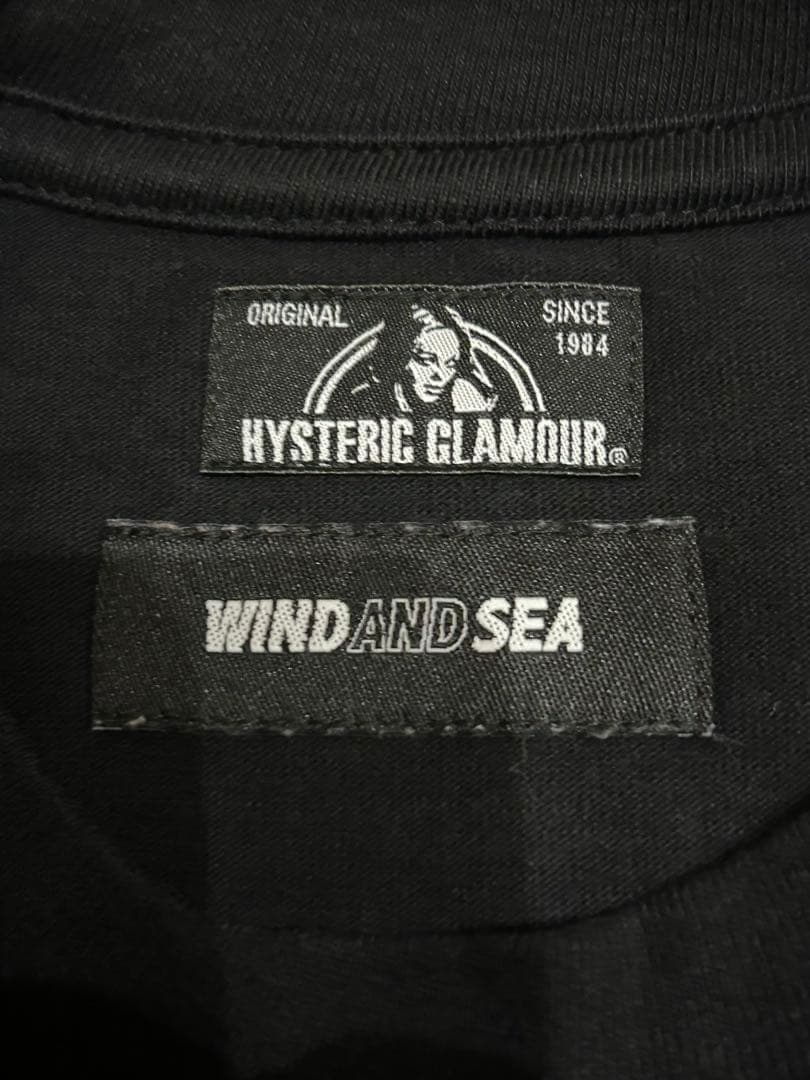 HYSTERIC GLAMOUR×WDS Tシャツ 黒 Ｌ　美品　キムタク