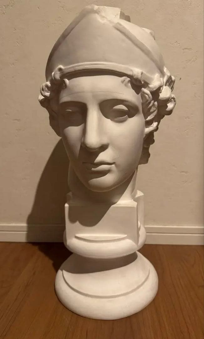 青年マルス 首像 石膏像 デッサン 石川古代彫刻SS 美術 インテリア 置物