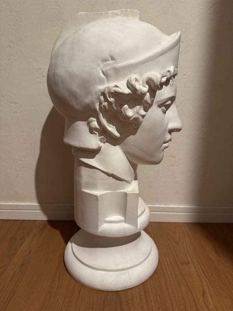 青年マルス 首像 石膏像 デッサン 石川古代彫刻SS 美術 インテリア 置物