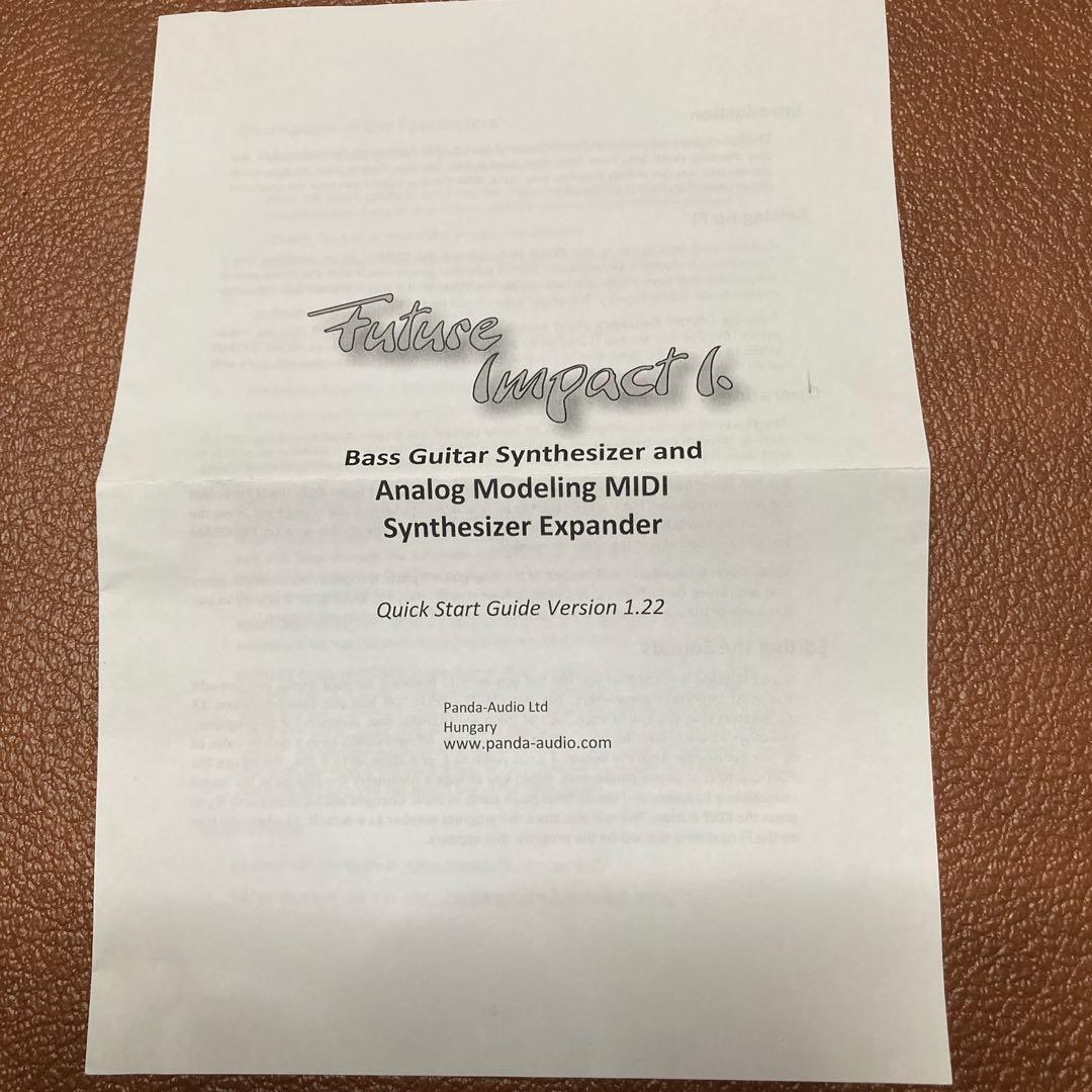 Panda Audio Future Impact 1 ベースエフェクター