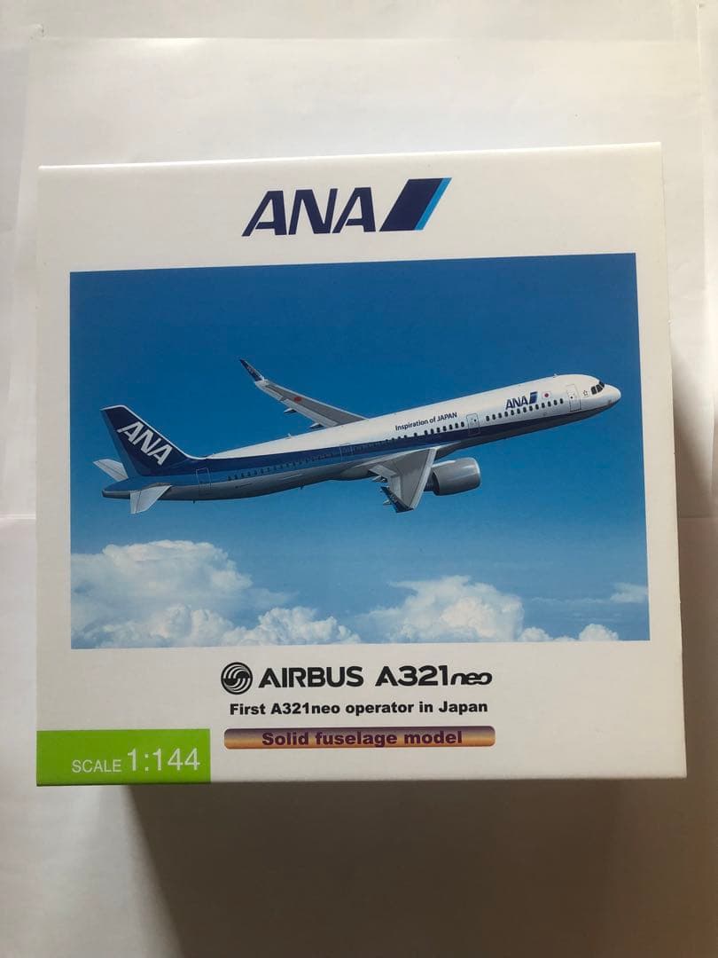 全日空商事　1/144 ANA A321 neo Solid model
