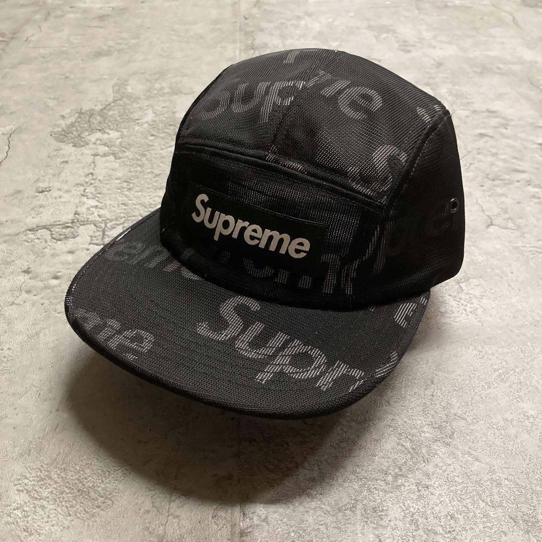 シュプリーム　ジェットキャップ　オールメッシュ　総柄　希少　レアデザイン