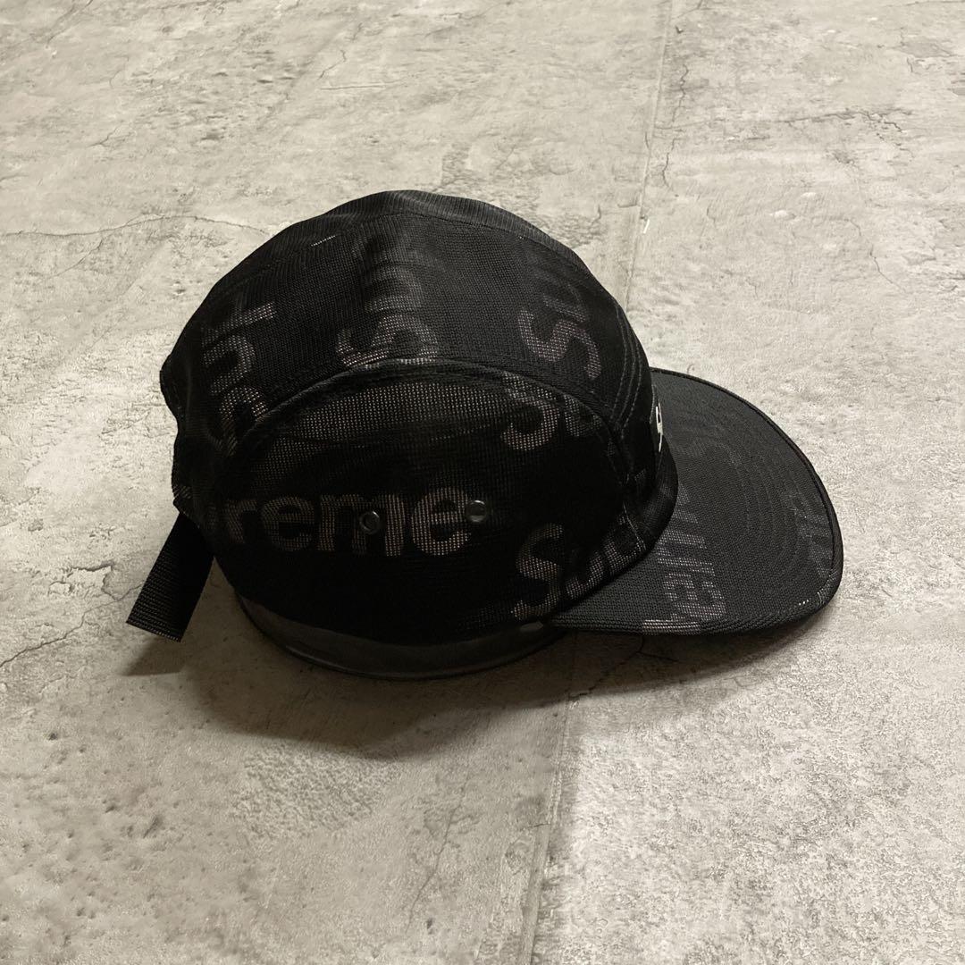 シュプリーム　ジェットキャップ　オールメッシュ　総柄　希少　レアデザイン