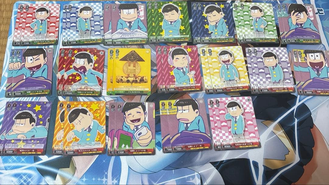 ヴァイスシュヴァルツ おそ松さん 緑赤 宝扉 デッキ 調整パーツ 4コン