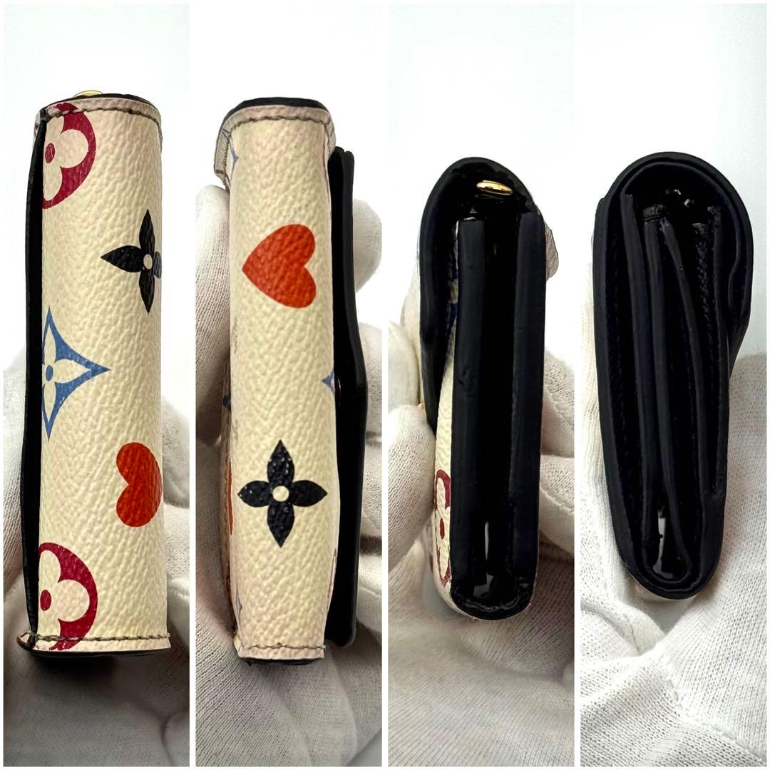 【新型美品】ルイヴィトン モノグラム ポルトフォイユ ゾエ ゲームオン 三つ折り