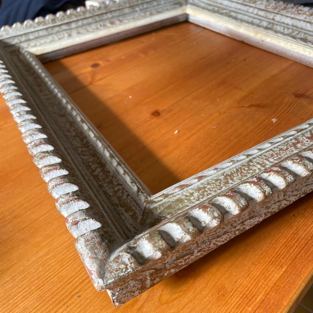 油絵用額縁 F6号 木製 ハンドクラフト ヴィンテージ